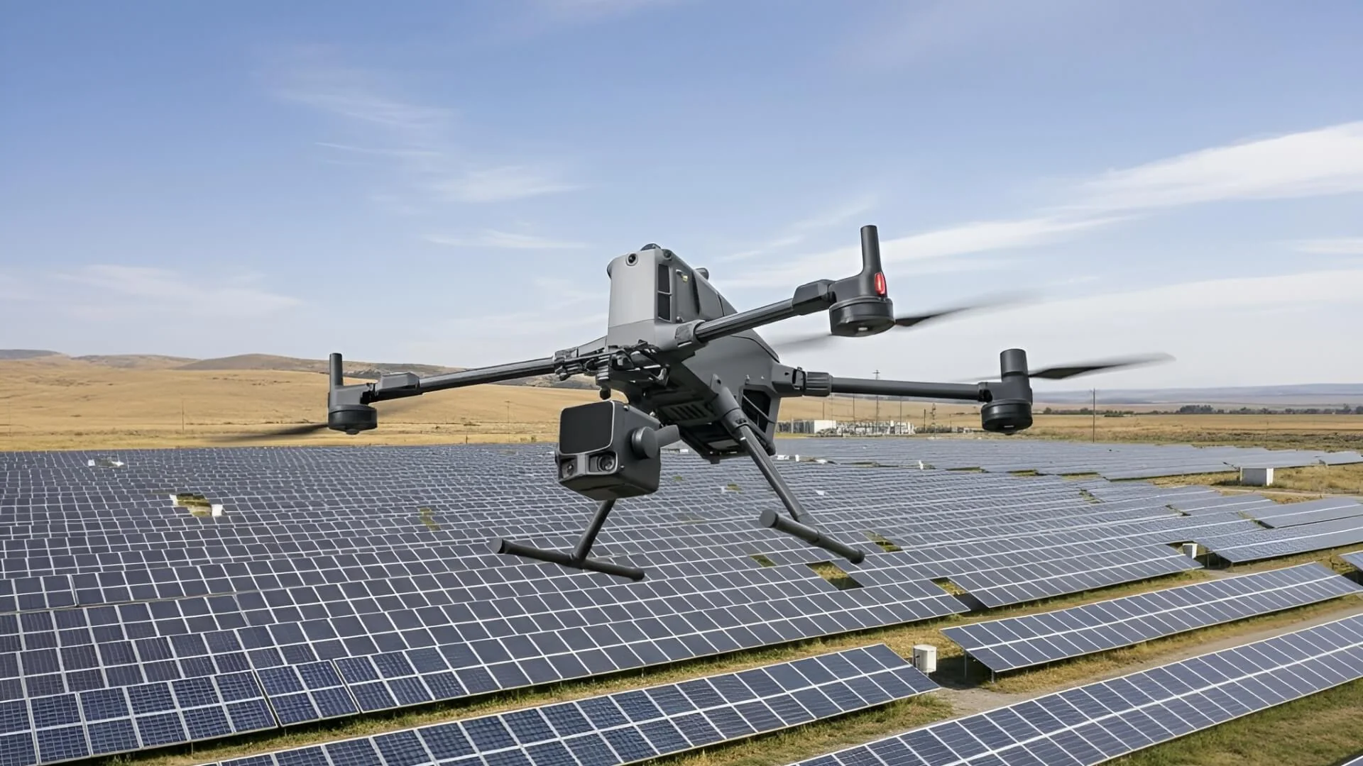 Commercial UAV security inspection drone