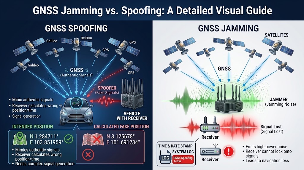 GNSS Jamming vs Spoofing: What’s the Difference?
