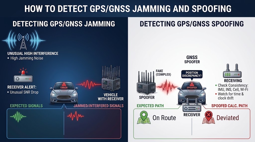 How to Detect GPS/GNSS Jamming and Spoofing