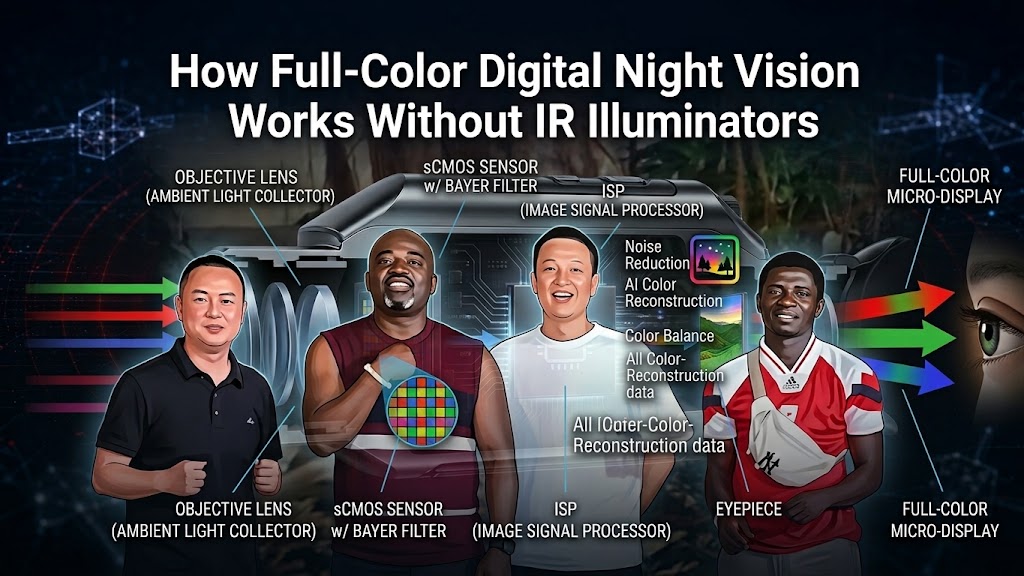 How Night Vision Works Without IR Illuminators